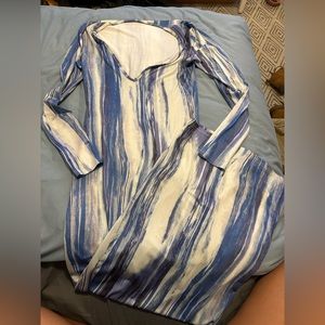 Cute blue maxi dress